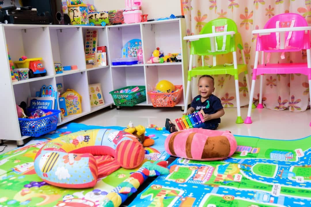 Reading corner · Little Harvard, Asaba