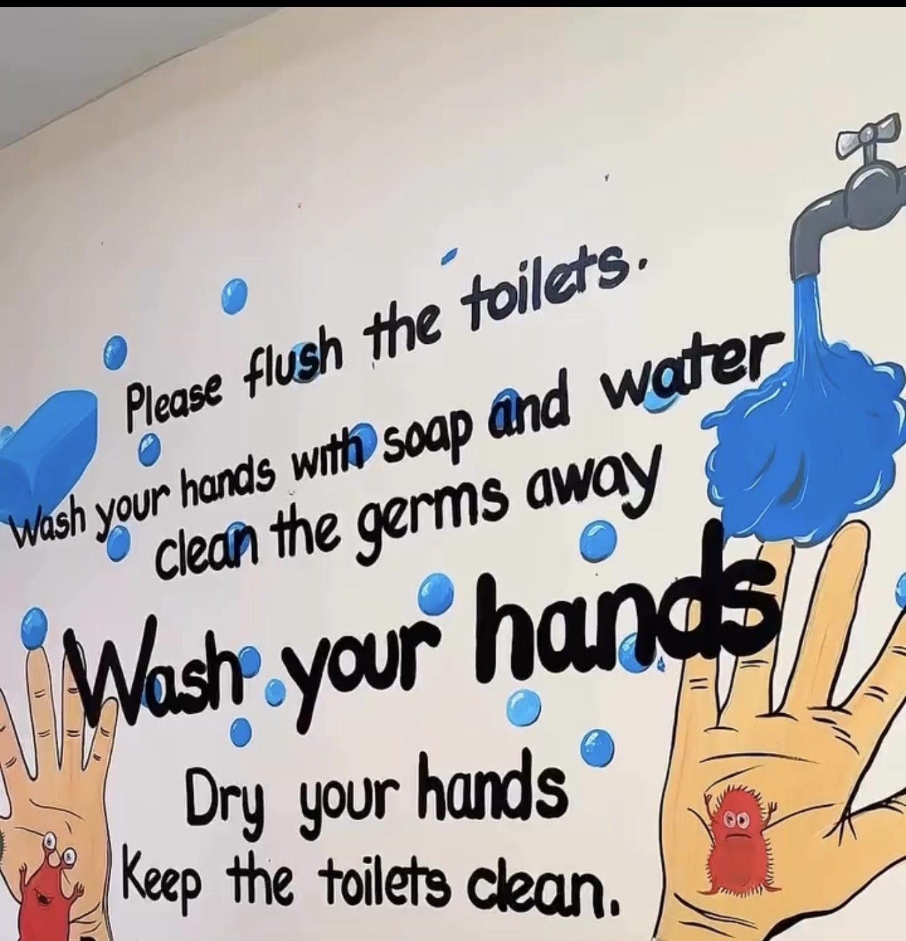 Hallway mural